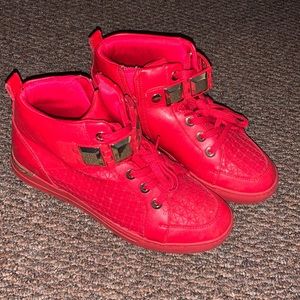 Red Aldo Designer sneakers
